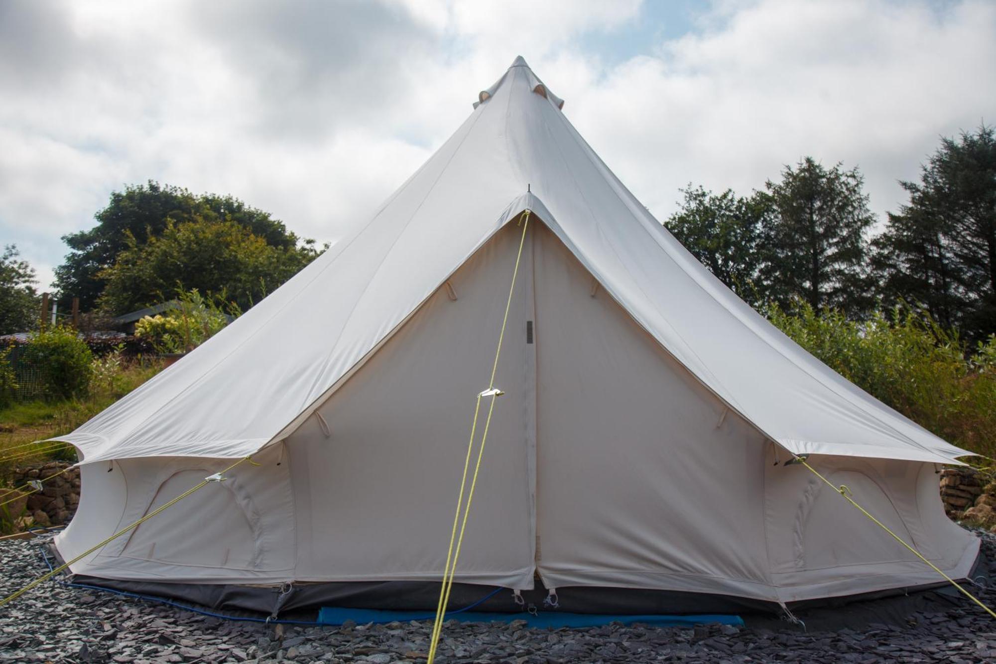 Glamping Meadow Bell Tent Stithians Kültér fotó