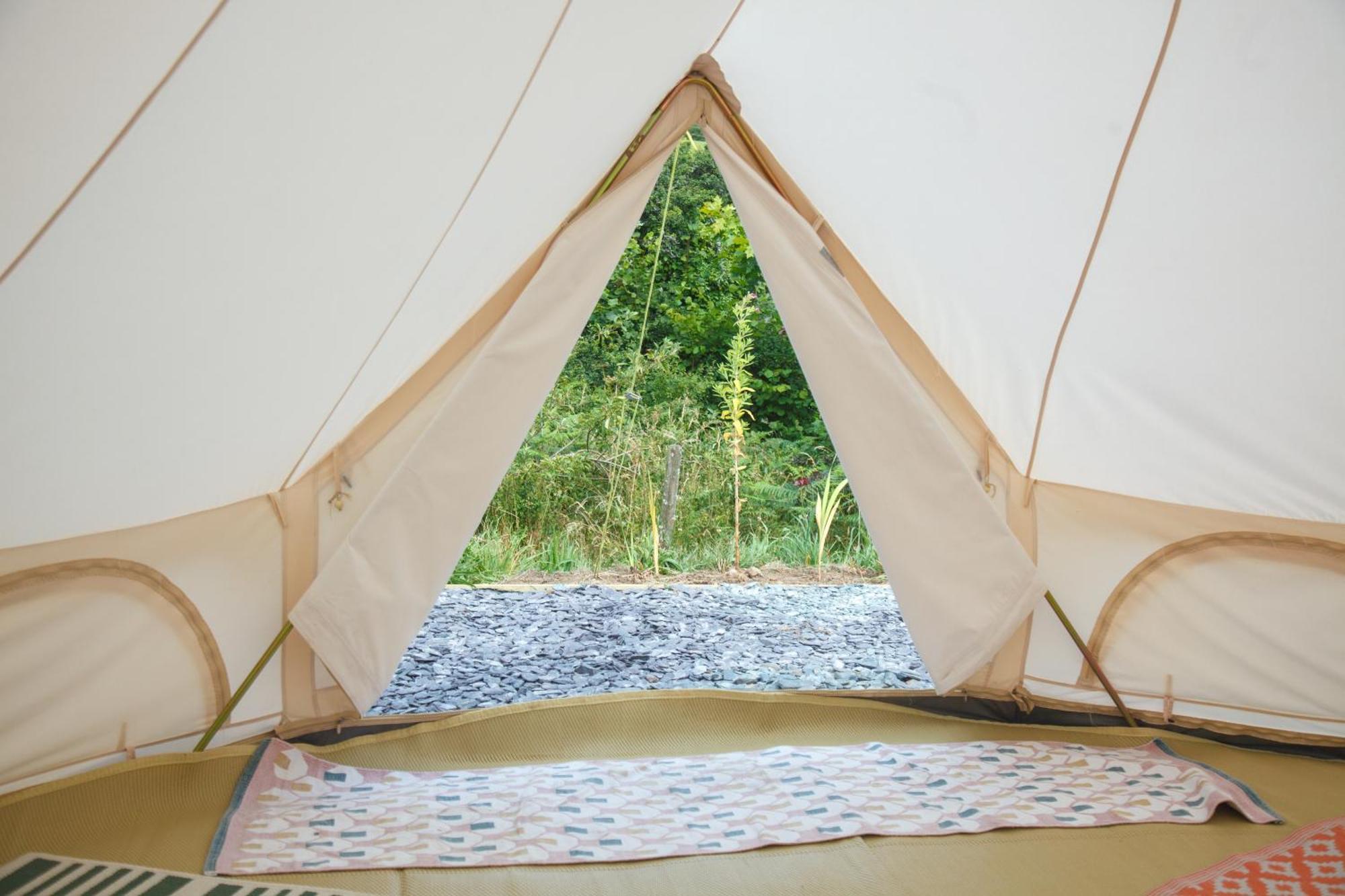 Glamping Meadow Bell Tent Stithians Kültér fotó